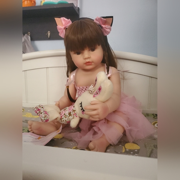 Realistic  Reborn Baby Doll 22" - Picture 1 of 7